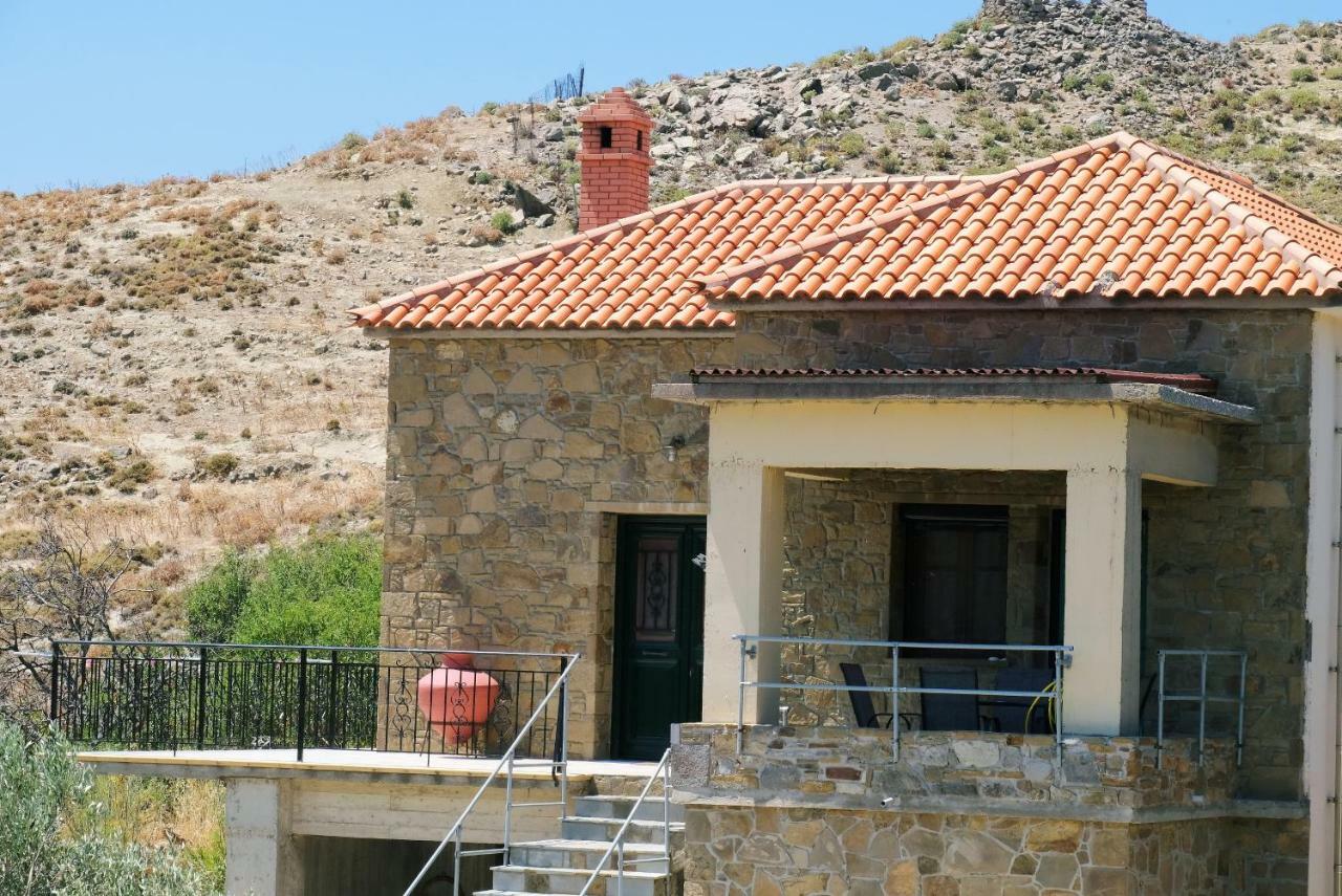 Stone House Of Panos Villa Kornos Eksteriør billede