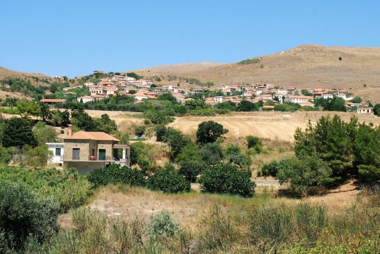 Stone House Of Panos Villa Kornos Eksteriør billede