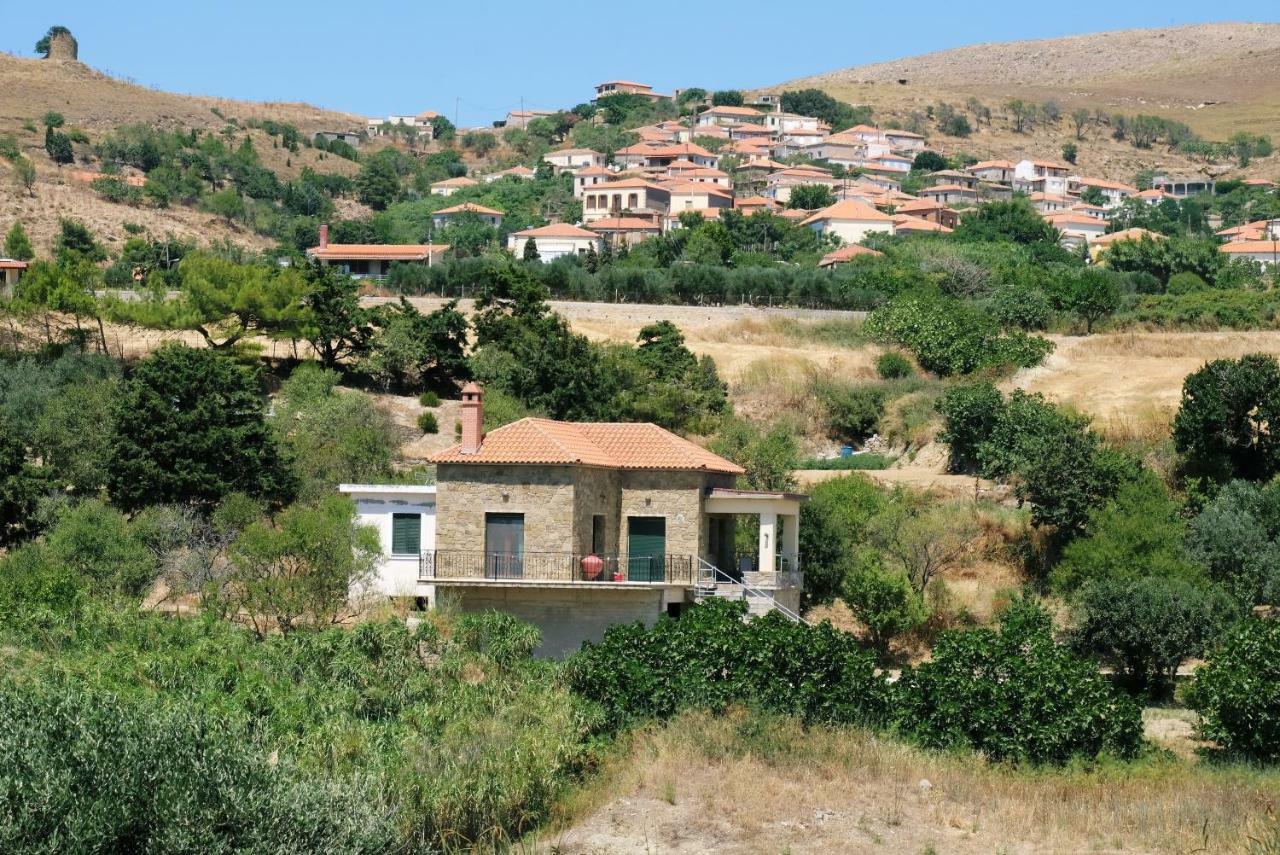 Stone House Of Panos Villa Kornos Eksteriør billede